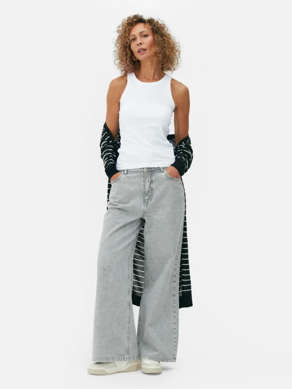 Débardeur Côtelé à Dos Nageur