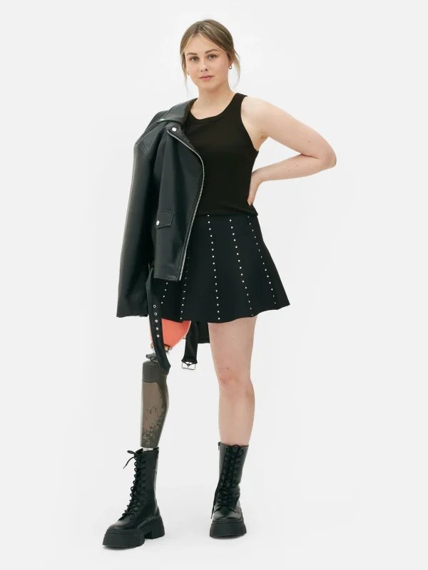 Débardeur Côtelé à Dos Nageur