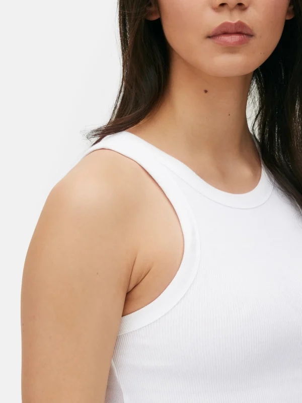 Débardeur Côtelé à Dos Nageur