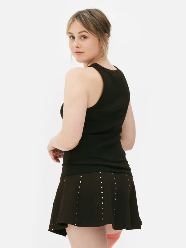 Débardeur Côtelé à Dos Nageur