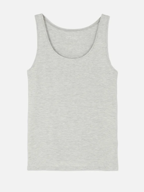 Débardeur Décolleté En Tissu Stretch