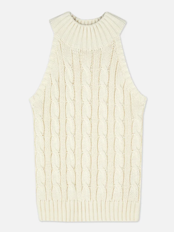 Débardeur En Maille Torsadée