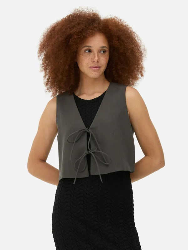 Débardeur Noué Sur Le Devant