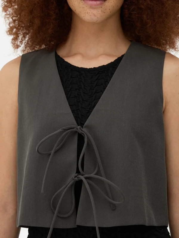 Débardeur Noué Sur Le Devant