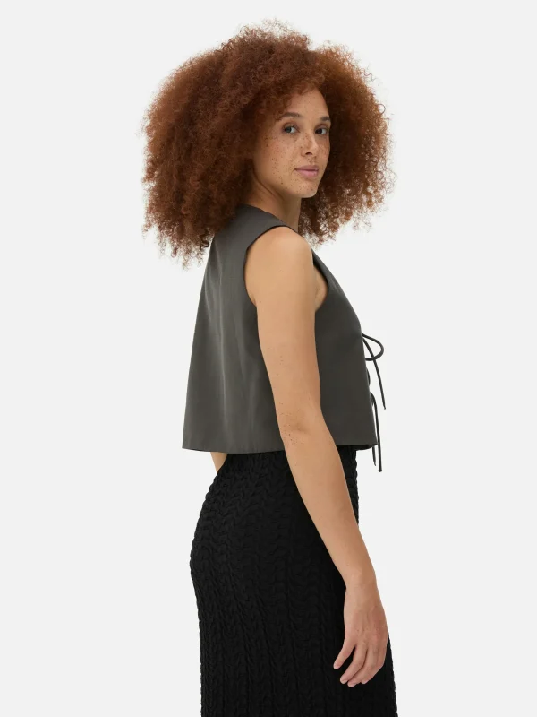 Débardeur Noué Sur Le Devant