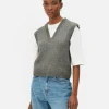 Débardeur Tricoté à Col En V