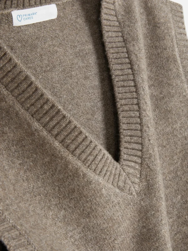 Débardeur Tricoté à Col En V