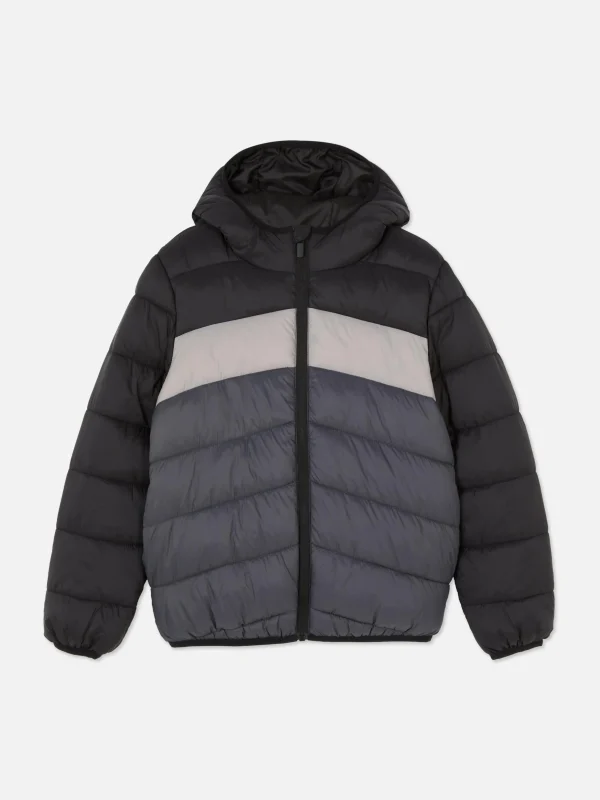 Doudoune Color Block