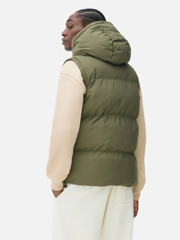 Doudoune Sans Manches à Capuche