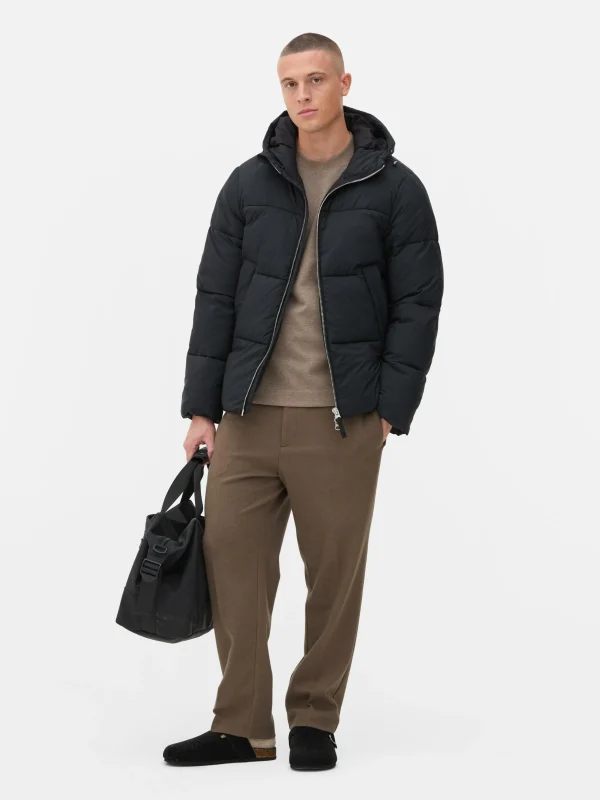 Doudoune Zippée à Double Curseur