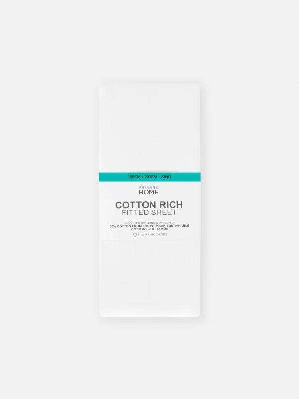 Drap Housse En Coton Pour Lit King Size