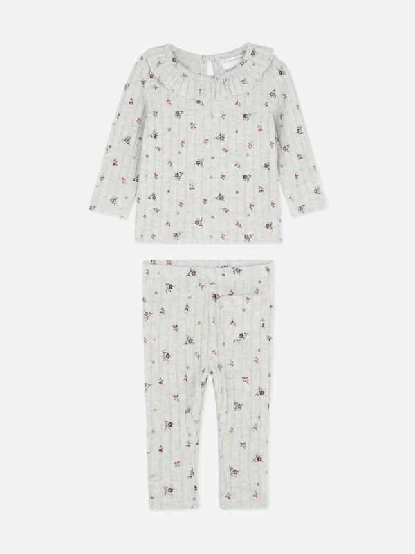 Ensemble Coordonné Haut à Col Et Legging