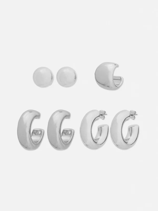 Ensemble Créoles Et Ear Cuffs