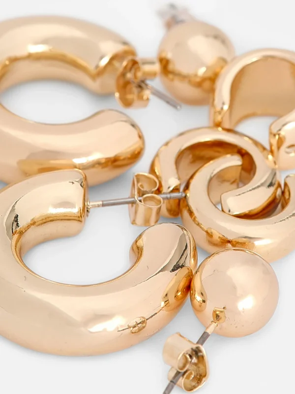 Ensemble Créoles Et Ear Cuffs