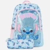 Ensemble D'école Sac à Dos Et Trousse Disney Stitch
