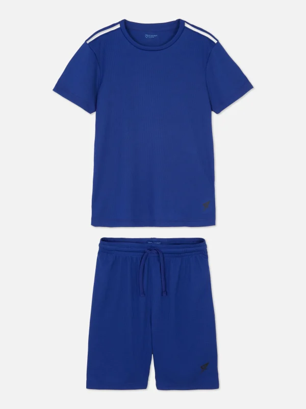 Ensemble De Sport T-shirt Et Short Coordonné