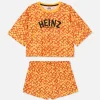 Ensemble Pyjama Court Graphique Heinz Beans