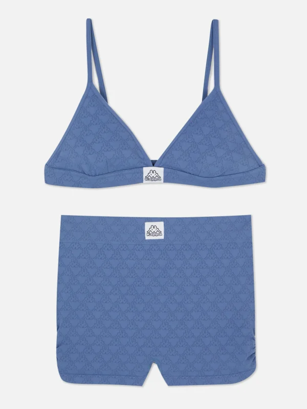 Ensemble Sans Coutures Brassière Triangle Et Short Kappa X Primark