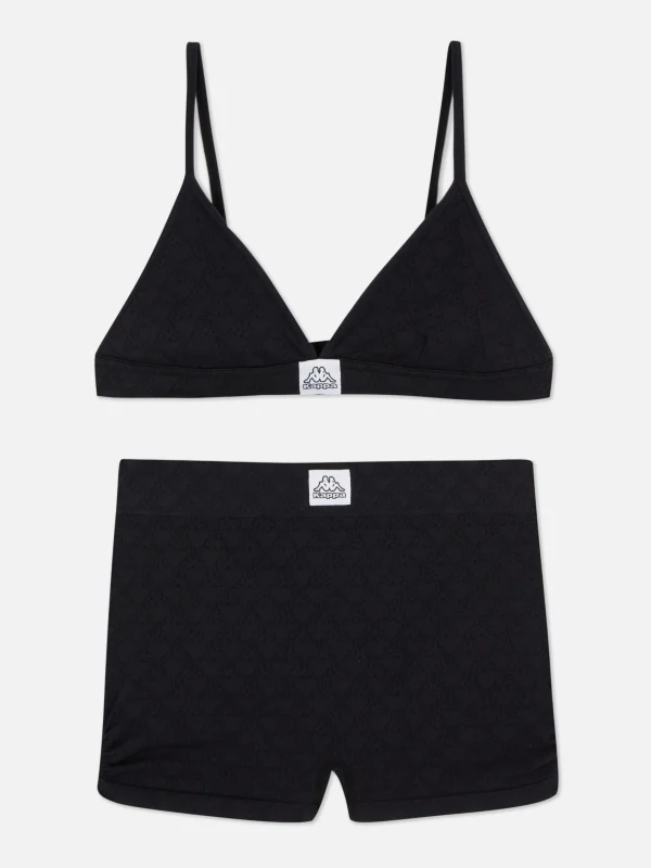 Ensemble Sans Coutures Brassière Triangle Et Short Kappa X Primark