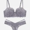 Ensemble Soutien-gorge Balconnets Et String En Dentelle