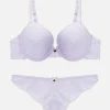 Ensemble Soutien-gorge Moulé Et Culotte En Dentelle
