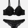 Ensemble Soutien-gorge Moulé Et Culotte En Dentelle