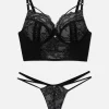 Ensemble Soutien-gorge Push-up Long Et String