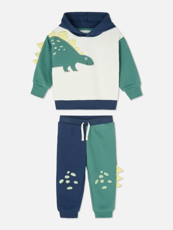 Ensemble Sweat à Capuche Et Bas De Jogging Dinosaure