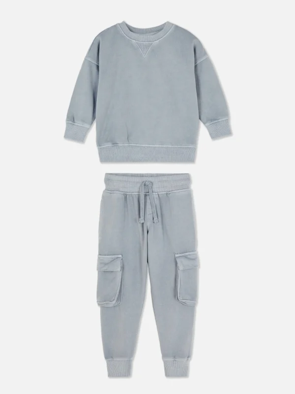 Ensemble Sweat-shirt Et Bas De Jogging Cargo