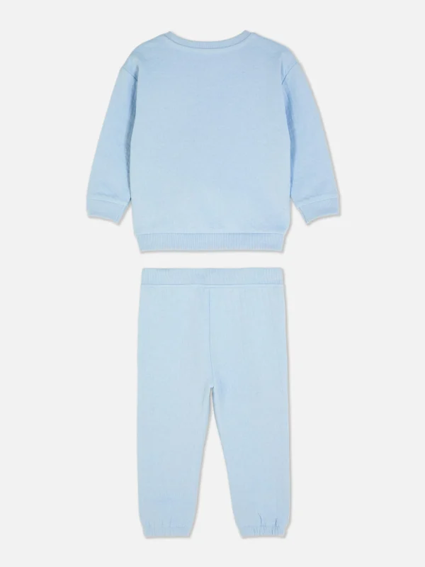 Ensemble Sweat-shirt Et Bas De Jogging Texturé