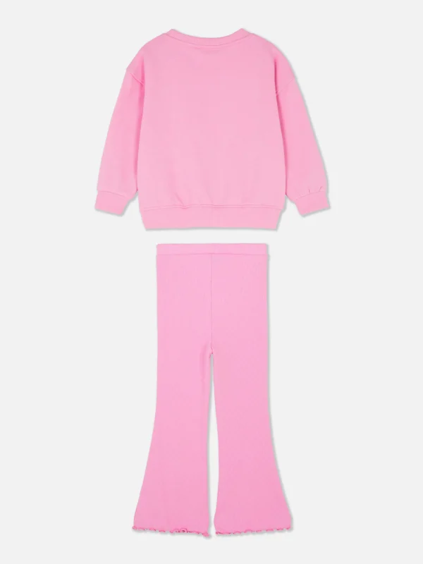 Ensemble Sweat-shirt Et Legging évasé Coordonné