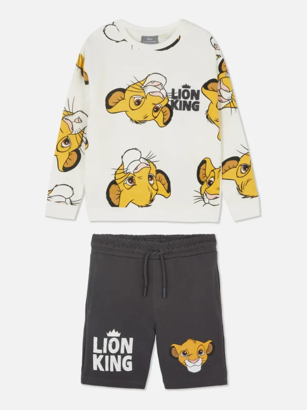 Ensemble Sweat-shirt Et Short Disney Le Roi Lion Simba