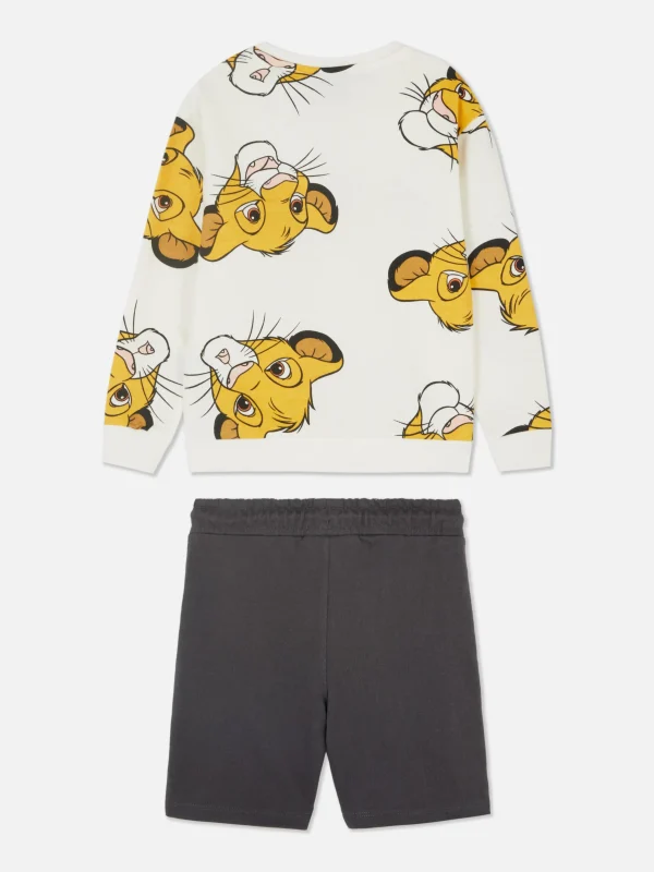 Ensemble Sweat-shirt Et Short Disney Le Roi Lion Simba