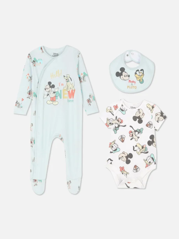 Ensemble Trois-pièces Pour Bébé Disney Mickey Mouse & Friends