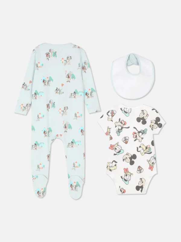 Ensemble Trois-pièces Pour Bébé Disney Mickey Mouse & Friends