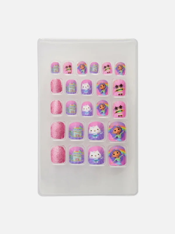 Faux Ongles Autocollants Gabby Et La Maison Magique