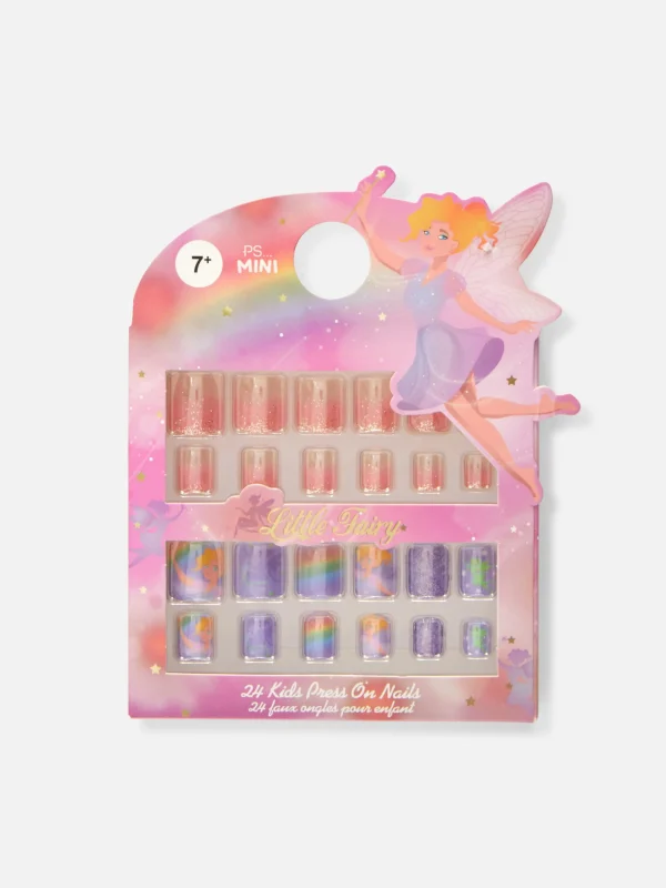 Faux Ongles Autocollants à Motifs Fées