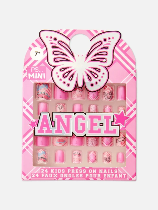 Faux Ongles Autocollants à Motifs PS... Mini