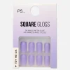 Faux Ongles Brillants Carrés PS...