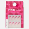 Faux Ongles Pointus Brillants Effet Crocodile PS...