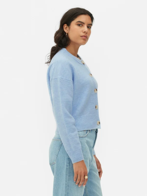 Gilet Boutonné à Col Ras-du-cou