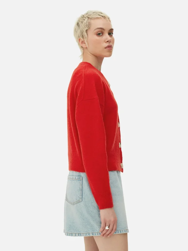 Gilet Boutonné à Col Ras-du-cou