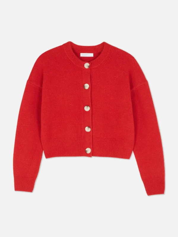 Gilet Boutonné à Col Ras-du-cou