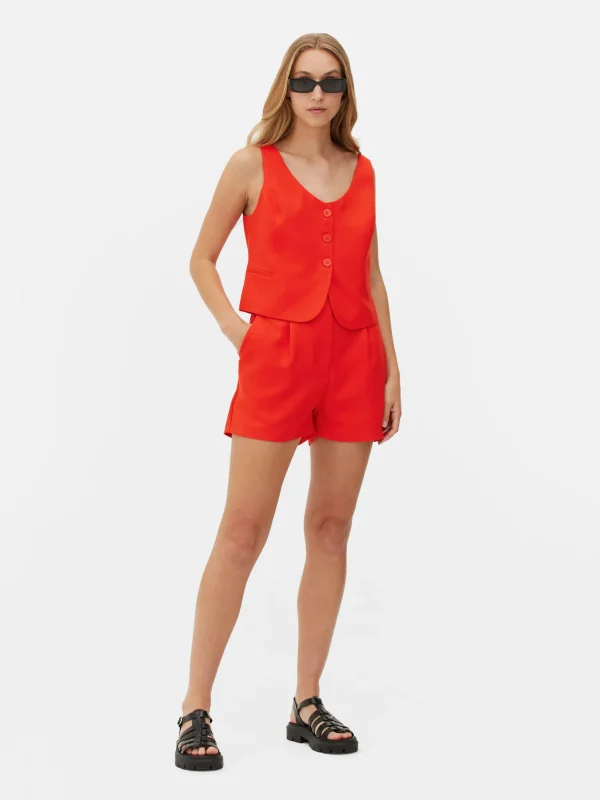 Gilet De Costume à Encolure Décolletée