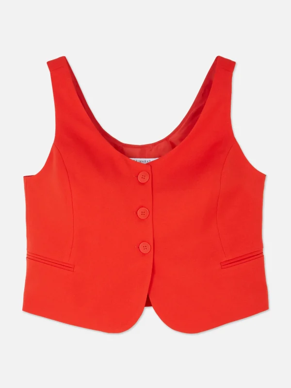 Gilet De Costume à Encolure Décolletée