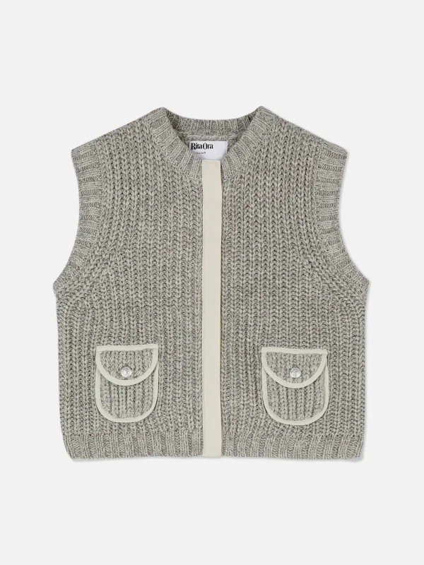 Gilet De Costume En Maille Rita Ora