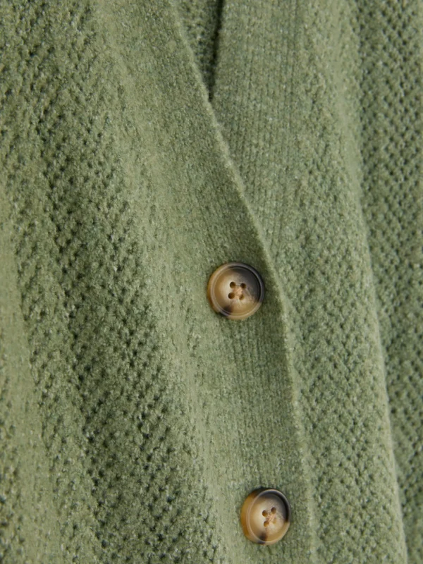 Gilet En Pointelle à Col En V