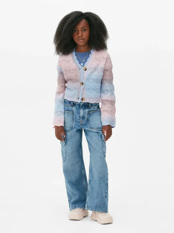 Gilet En Pointelle Effet Dégradé