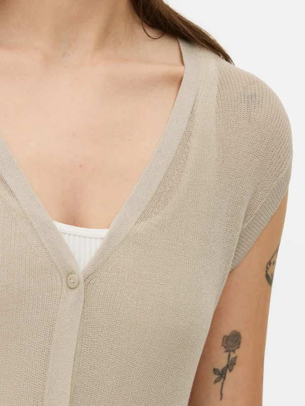 Gilet Long Sans Manches