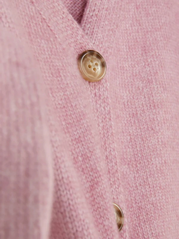 Gilet Tricoté à Ourlet Roulotté